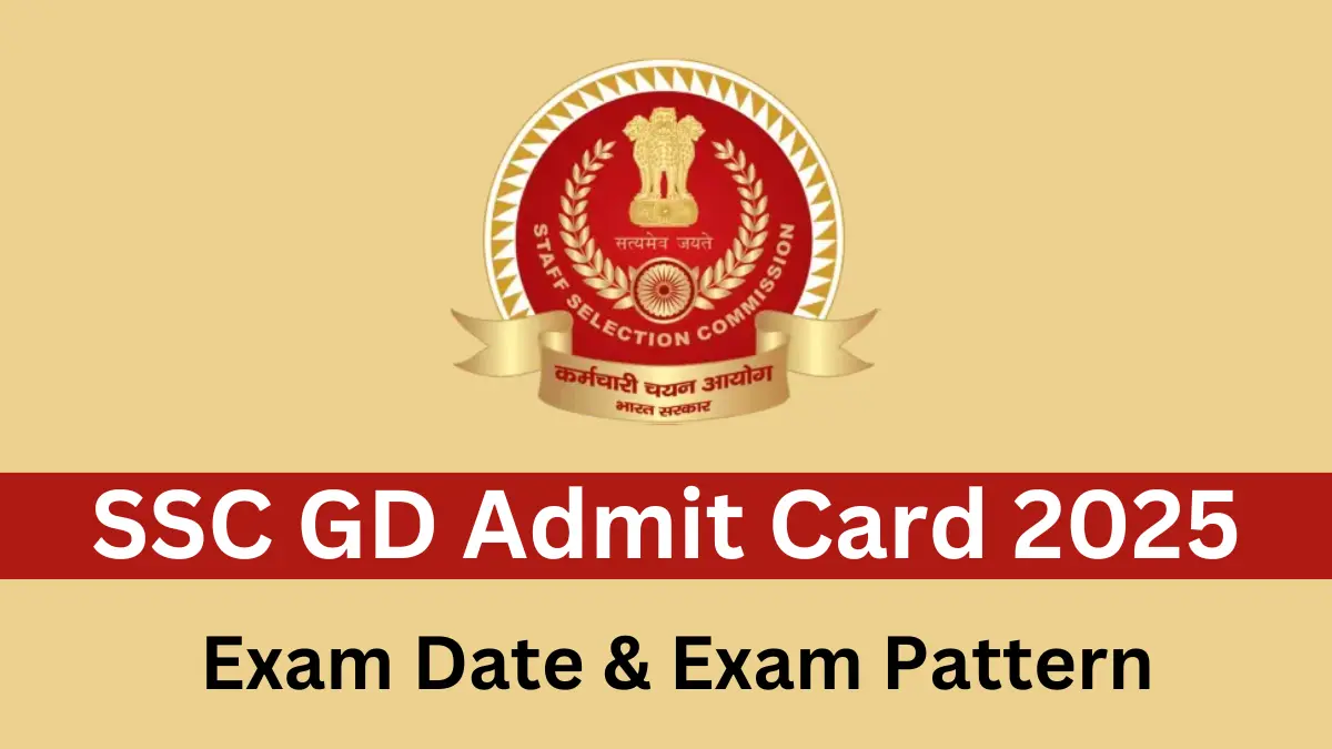 SSC GD Admit Card 2025