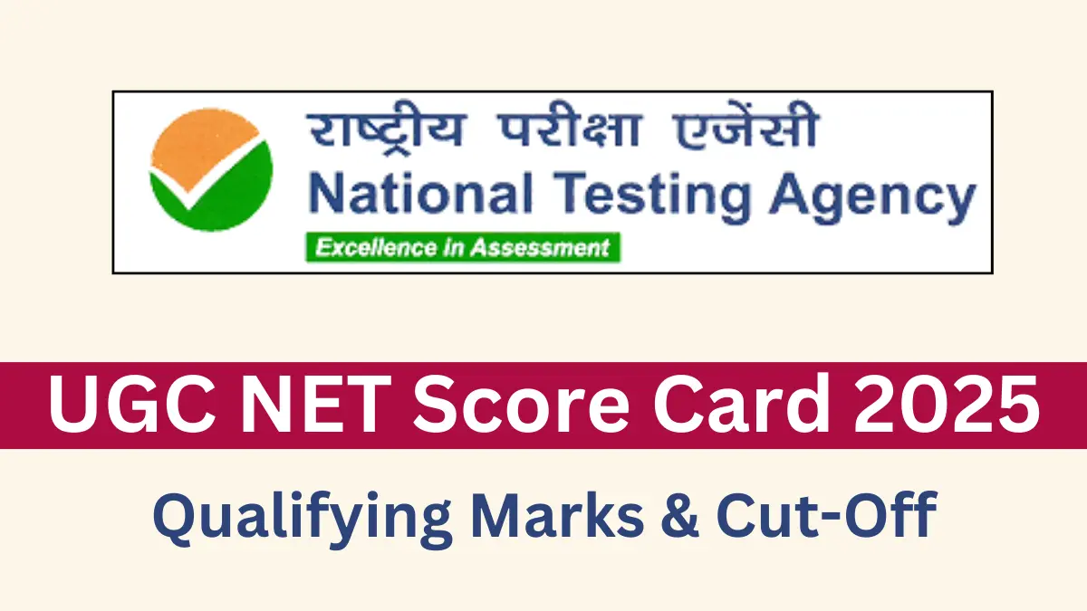 UGC NET Score Card 2025